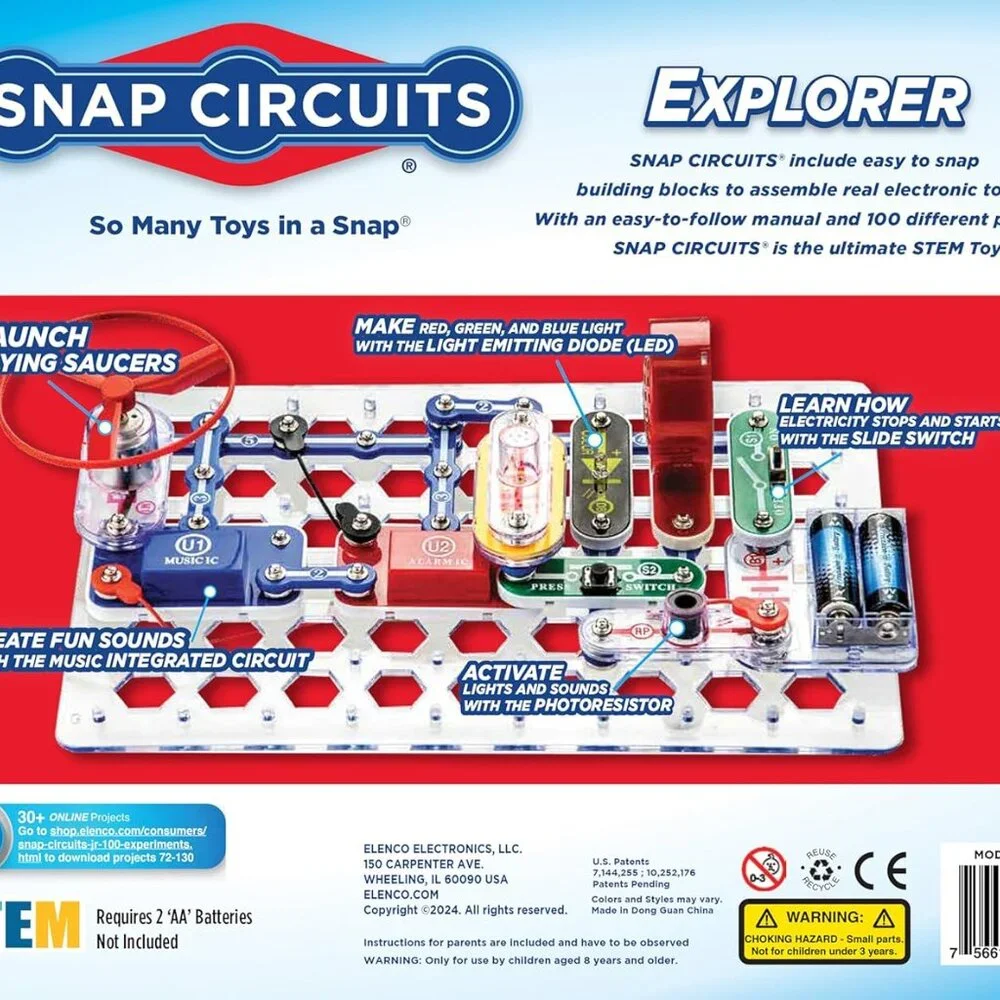 Jr. SC-100 Electronics Exploration Kit, Over 100 Projects, Full Color Project Ma - Picture 2 of 16
